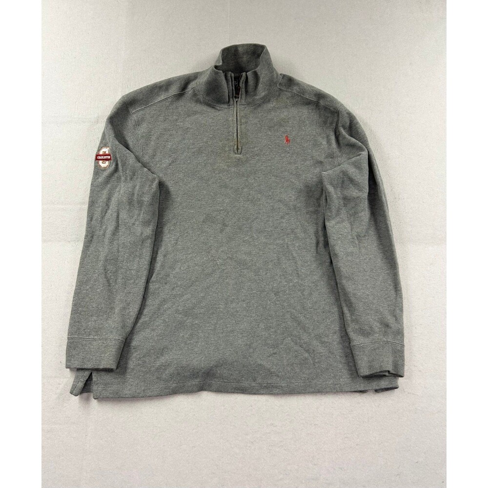 Polo Ralph Lauren Men’s Gray Quarter Zip Sweatshirt XXL